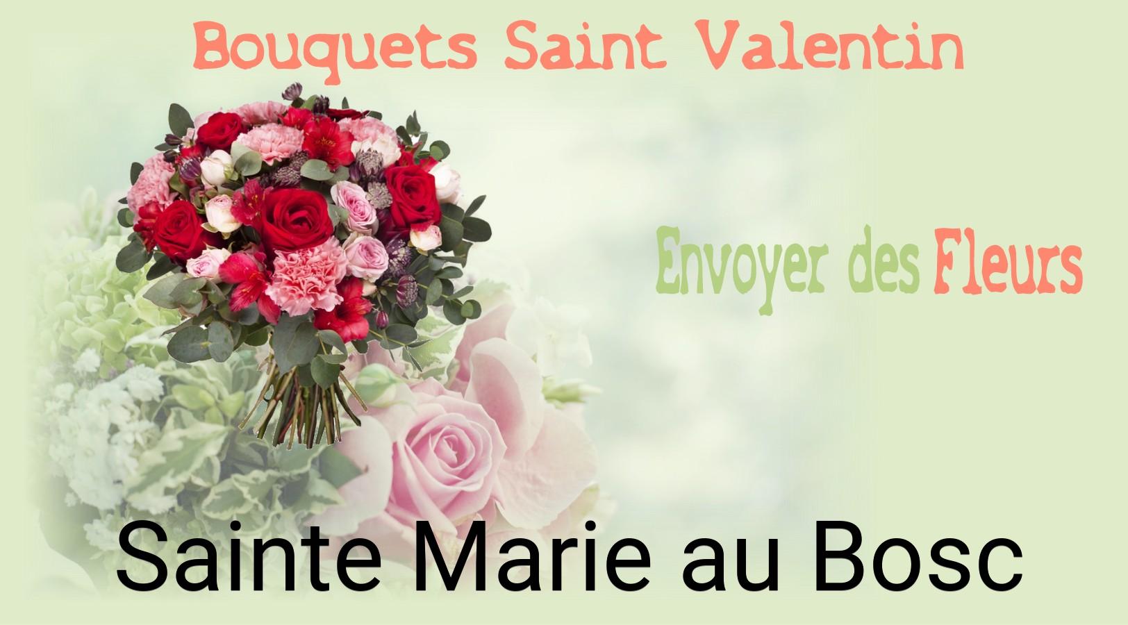Roses de Saint-Valentin livrées à Sainte-Marie-au-Bosc